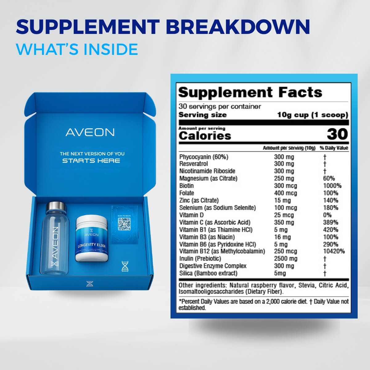 Daily Longevity Elixir: All-In-One-Supplement