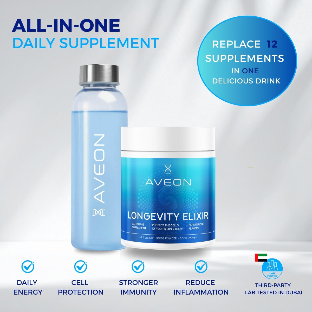 Daily Longevity Elixir: All-In-One-Supplement