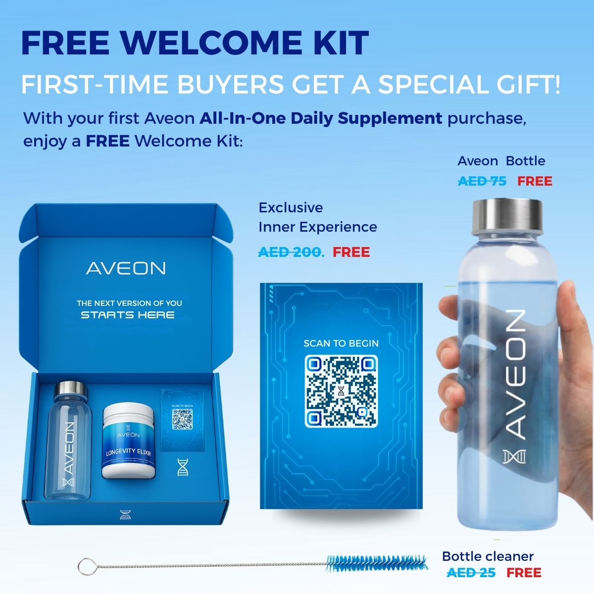 Daily Longevity Drink: All-In-One-Supplement