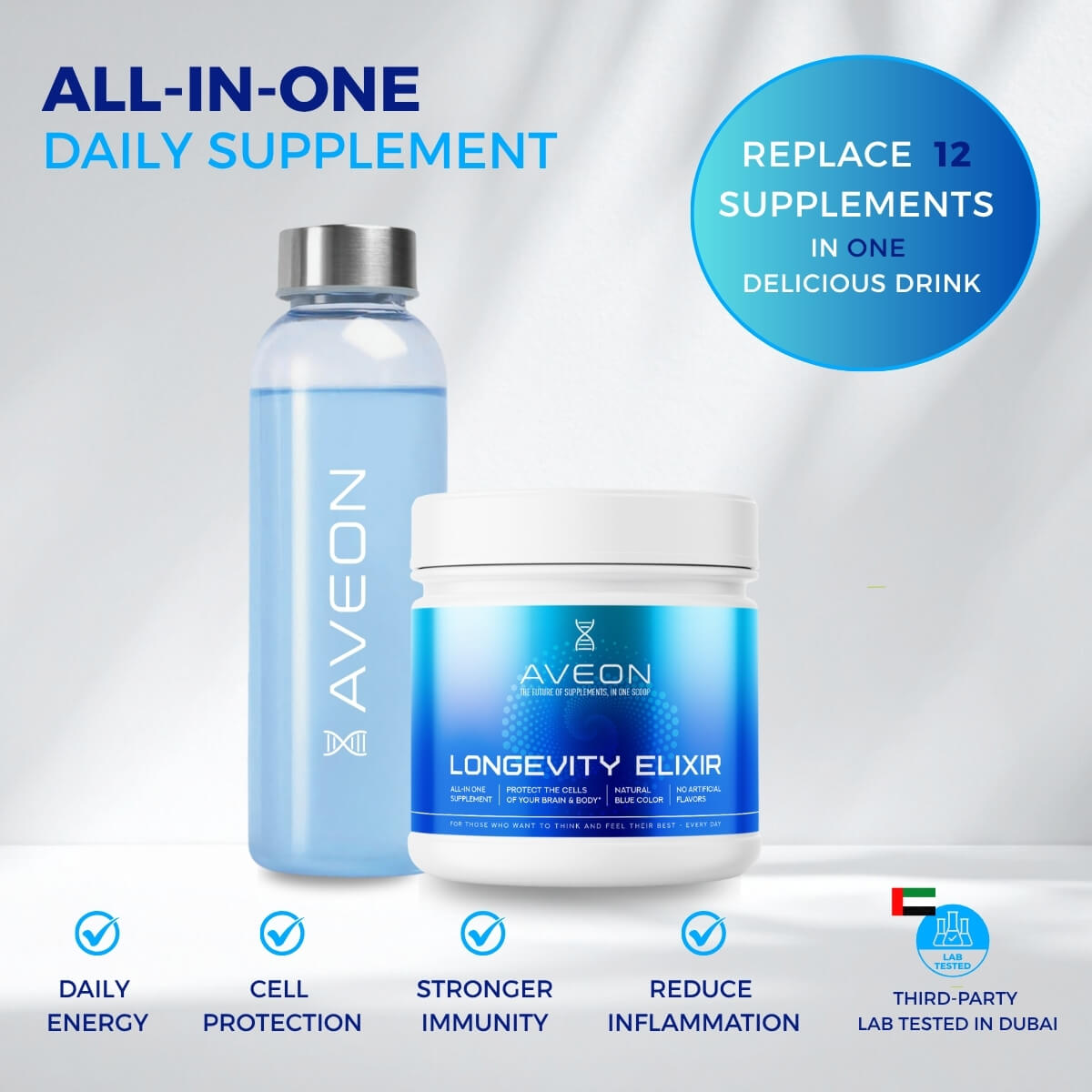 Daily Longevity Elixir: All-In-One-Supplement