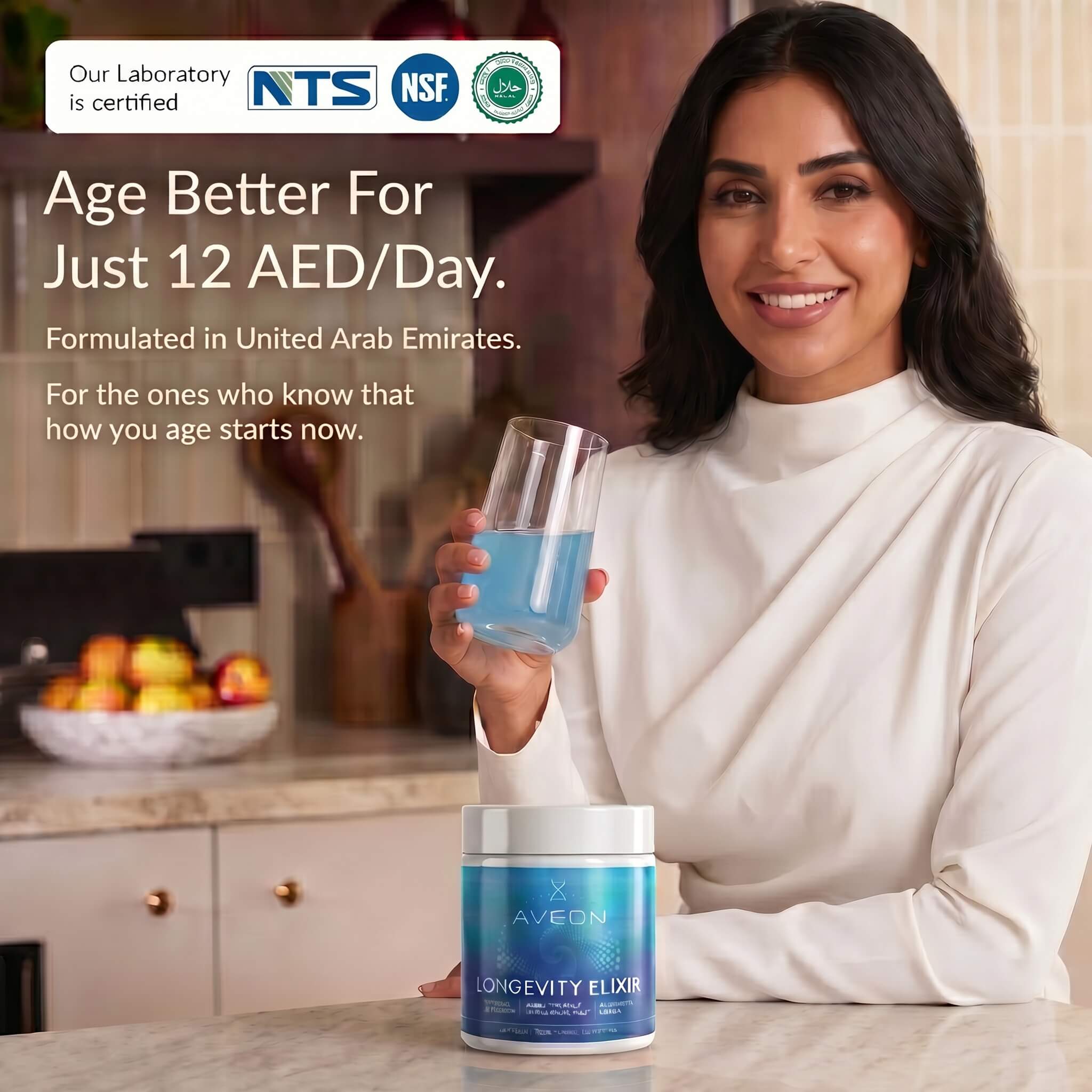 Daily Longevity Drink: All-In-One-Supplement